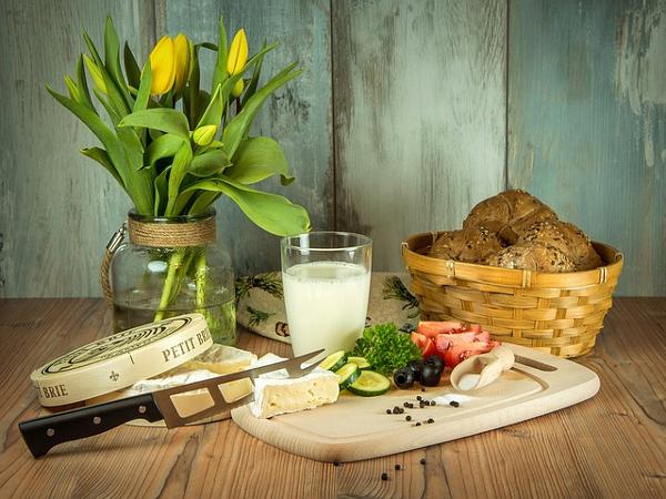 Milch und Käse